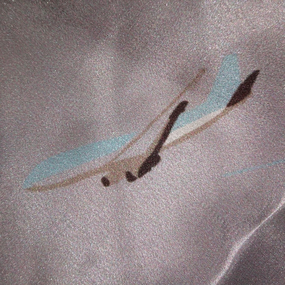 Long Scarf, 100% Silk, Hand Made Travel Theme, Africa, Brazil, France, A… - Picture 7 of 9